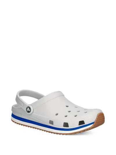 Crocs Runner Perforated-detail Slingback Mules In Multi