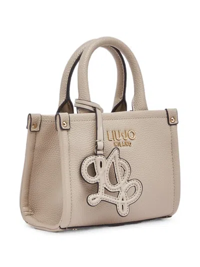 Liu •jo Mini Bag With Jacquard Shoulder Strap In Pattern