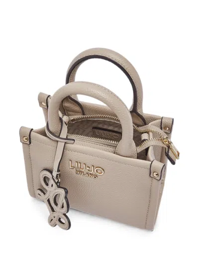 Liu •jo Mini Bag With Jacquard Shoulder Strap In Pattern