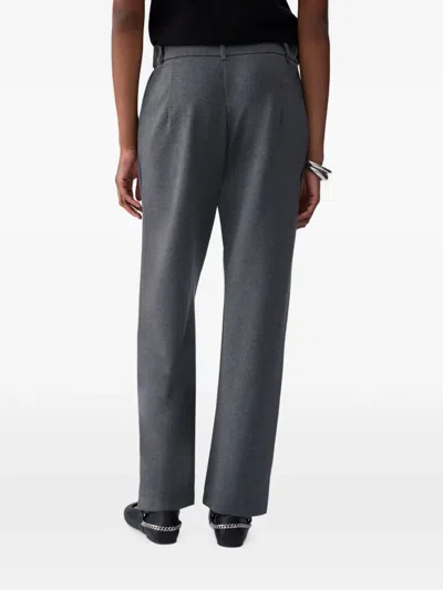 Liu •jo Drawstring Trousers In Gray