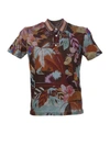 VALENTINO Tropical Print Cotton Polo Shirt,MV3MH01B487T54