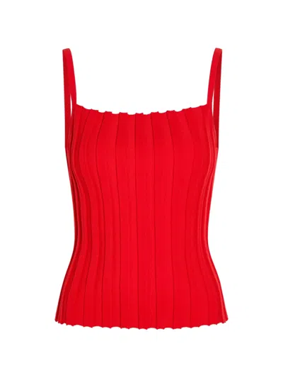 RIBBED-KNIT TANK TOP