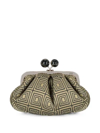 Weekend Max Mara Pasticcino Geometric-pattern Shoulder Bag In Neutral