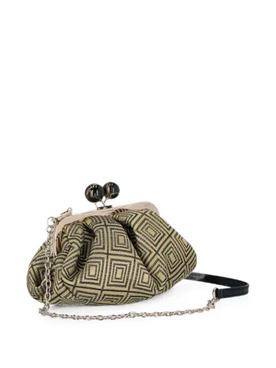Weekend Max Mara Pasticcino Geometric-pattern Shoulder Bag In Neutral
