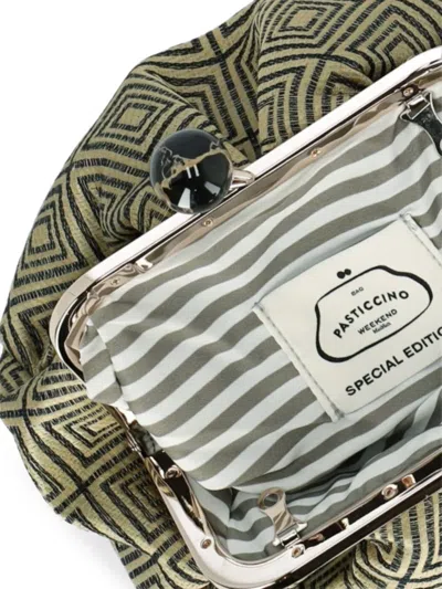 Weekend Max Mara Pasticcino Geometric-pattern Shoulder Bag In Neutral