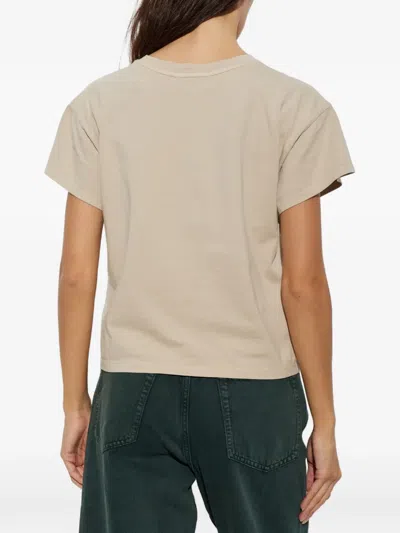 Rag & Bone Crew-neck T-shirt In Neutral