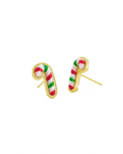 Kendra Scott Candy Cane Stud In White