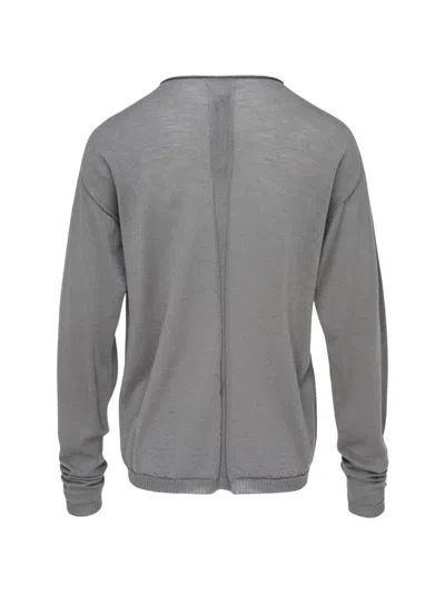 Rick Owens Slashed Oversized Sweater In Multi