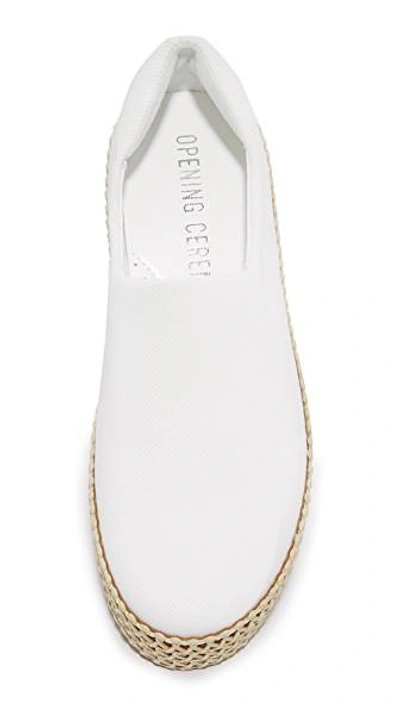 Shop Opening Ceremony Cici Espadrille Wrap Slip Ons In White
