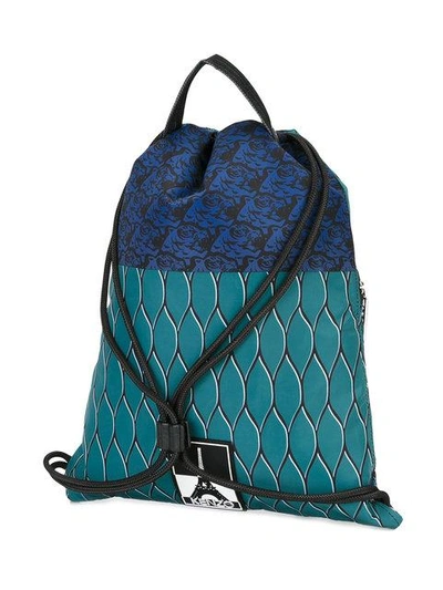 Shop Kenzo Multi Icon Backpack - Blue