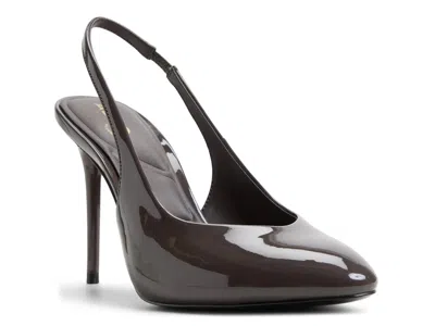 Aldo Annalore Slingback Pump In Dark Brown