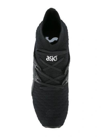 Shop Asics Gel-kayano Evo Knit Sneakers In Black