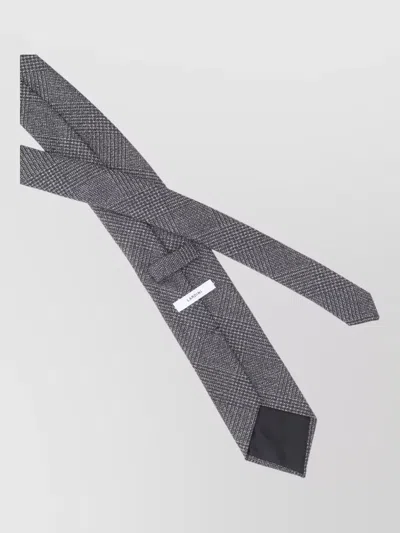 Lardini Slim Patterned Tie Easy Knot Formal Shape