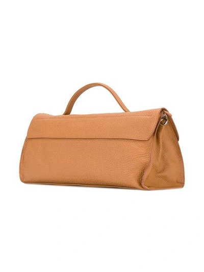 Shop Zanellato Large Tote Bag In Brown