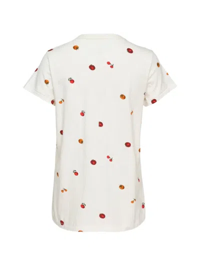 Rag & Bone Tomato-print T-shirt In White