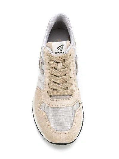 Shop Hogan Interactive N20 Sneakers In Neutrals