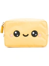 ANYA HINDMARCH smiley face make up bag,POLYAMIDE100%