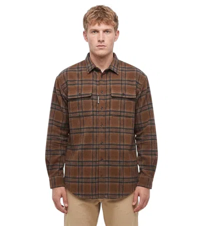 Dsquared2 Check-pattern Shirt In Brown