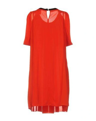 Shop Vionnet Short Dress In Red