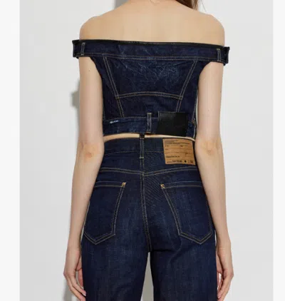 Dsquared2 Dark Upside Top In Blue