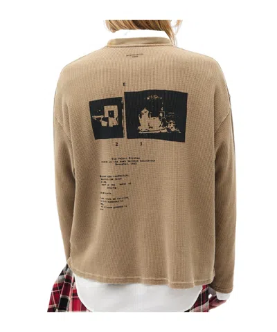 Ann Demeulemeester Long-sleeve T-shirt In Brown