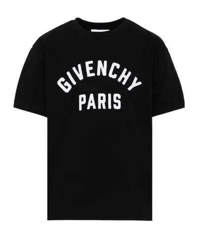 Givenchy Logo-print Short-sleeve T-shirt In Black