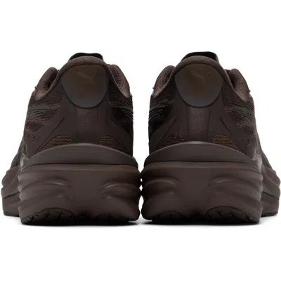 Puma Espresso Brown Deviate Nitro Sneakers In Brown