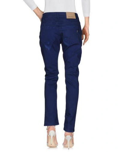 Shop Dondup Denim Pants In Dark Blue