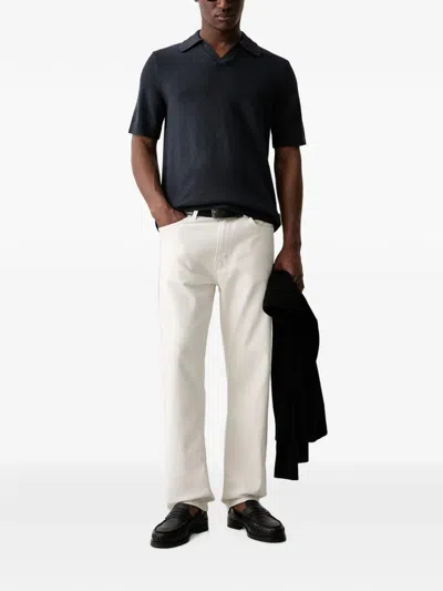 Marc O'polo Polo-collar T-shirt In Blue