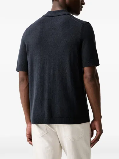 Marc O'polo Polo-collar T-shirt In Blue