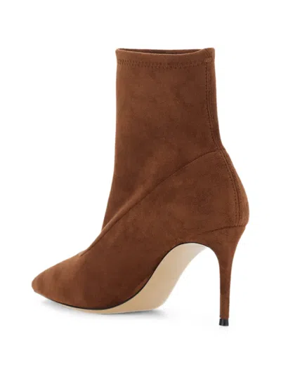 Casadei Stretch Camel Pointed-toe Ankle Boot In Brown