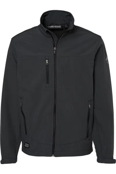 Dri Duck Motion Soft Shell Jacket In Black