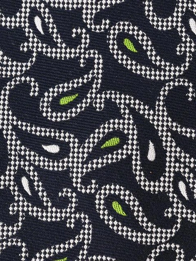 Shop Etro Paisley Pattern Tie - Black