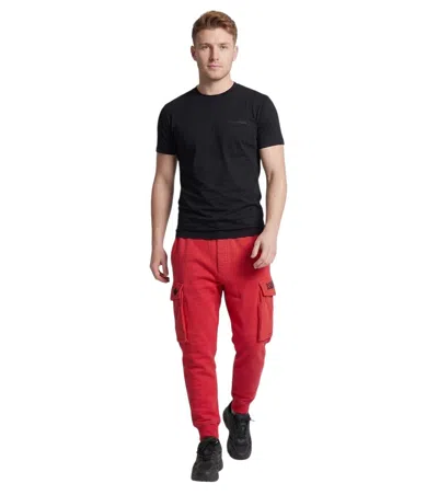 Dsquared2 Elasticated-waist Cargo Pants In Red
