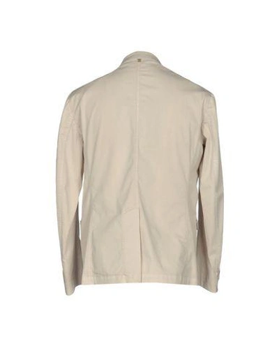 Shop Dondup Blazer In Light Grey