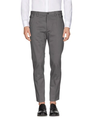 Dolce & Gabbana Casual Trouser In Grey