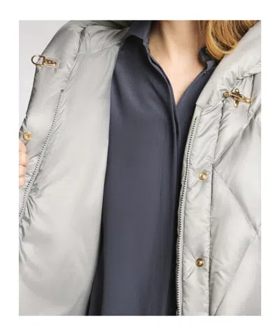Fay Down Jacket In Ultralight Nylon In Gray