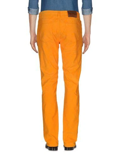 Shop Etro Casual Pants In Orange