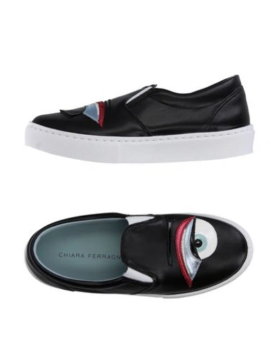 Shop Chiara Ferragni Sneakers In Black