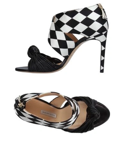 Shop Bionda Castana Sandals In Black