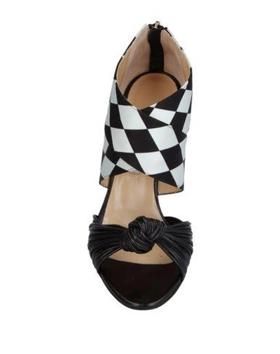 Shop Bionda Castana Sandals In Black