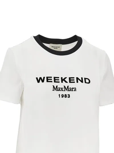 Weekend Max Mara Logo-print T-shirt In White