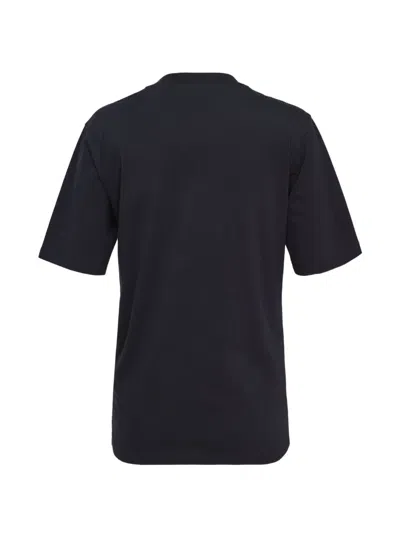 Jil Sander Cotton Basic Short-sleeve T-shirt In Black