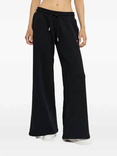 Off-white Logo-detail Drawstring Track Pants In Black