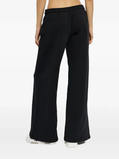Off-white Logo-detail Drawstring Track Pants In Black