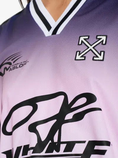 Off-white Oversized Logo-print T-shirt In Pink