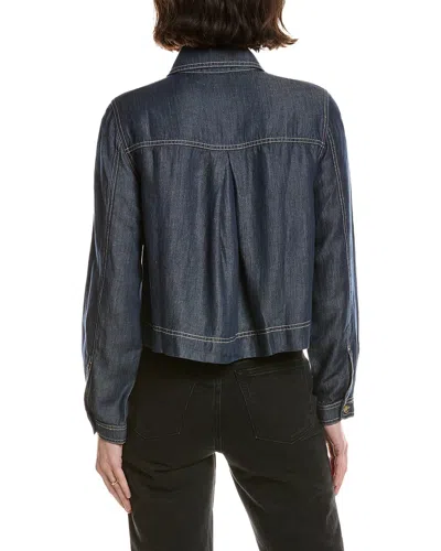 Bella Dahl Utility Jacket In Blue
