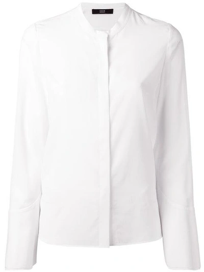 Shop Steffen Schraut Plain Shirt In White