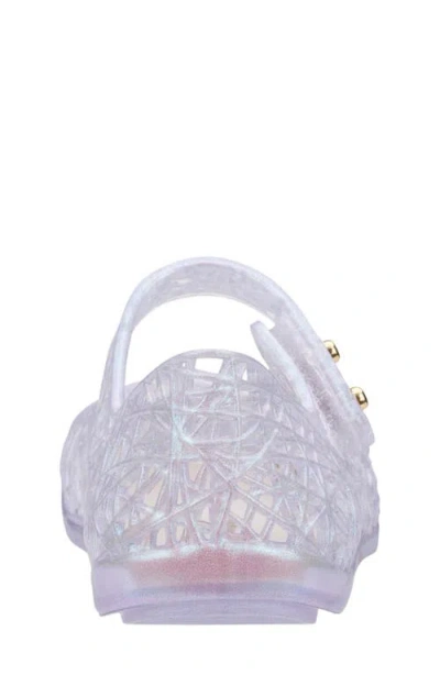 Mini Melissa Campana Mary Jane Flat In Multi