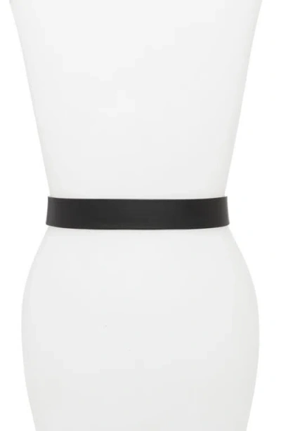 Rag & Bone Rebound Leather Belt In Black